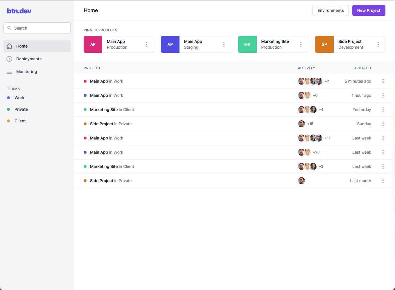 App screenshot